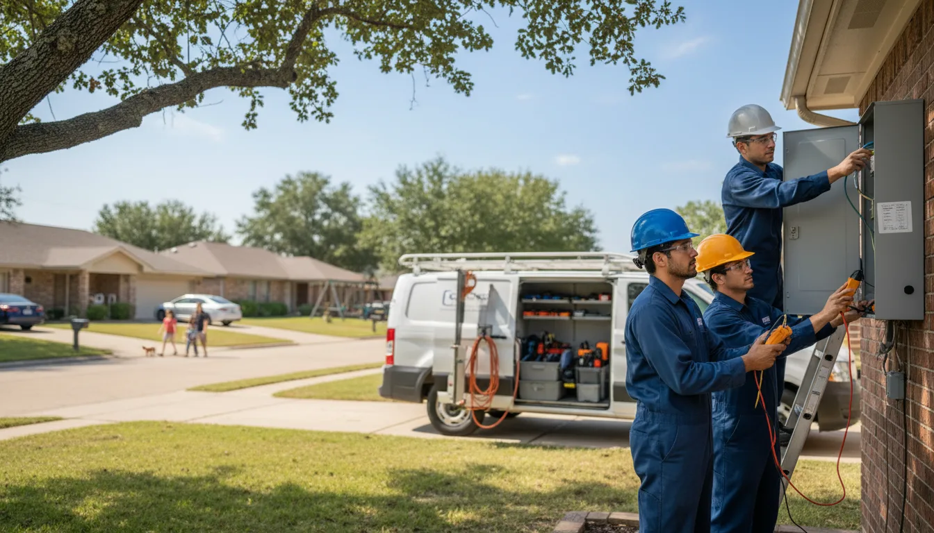 Certified electrician providing emergency electrical services in Java, SD